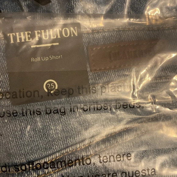 Blank NYC The Fulton cuffed jean shorts moon child size 25 - Picture 9 of 9